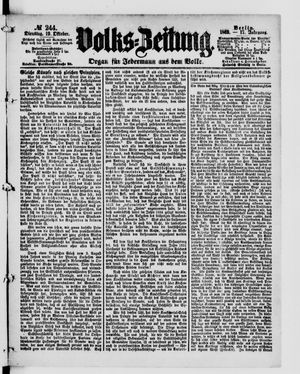 Volks-Zeitung on Oct 19, 1869