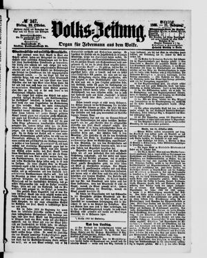 Volks-Zeitung on Oct 22, 1869