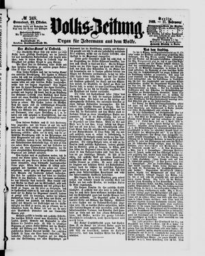 Volks-Zeitung on Oct 23, 1869