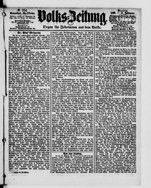 Volks-Zeitung vom 30.10.1869