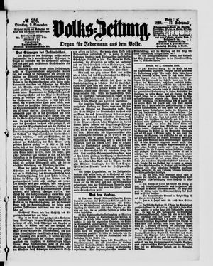 Volks-Zeitung vom 02.11.1869