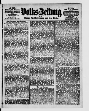 Volks-Zeitung vom 24.11.1869