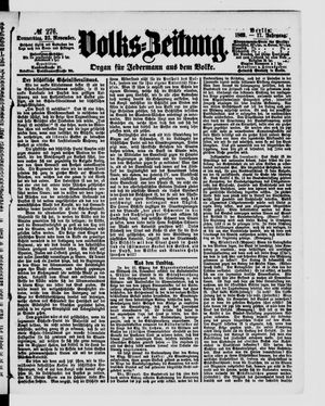 Volks-Zeitung on Nov 25, 1869
