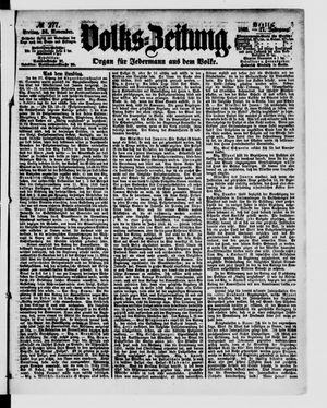 Volks-Zeitung vom 26.11.1869