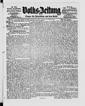 Volks-Zeitung on Nov 30, 1869
