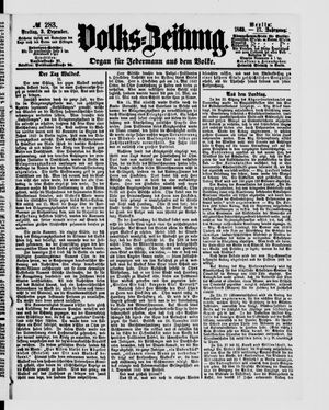 Volks-Zeitung on Dec 3, 1869