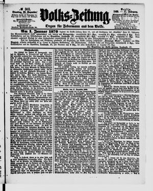 Volks-Zeitung vom 28.12.1869