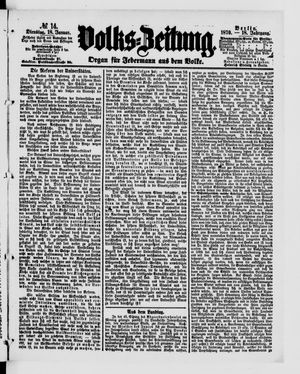 Volks-Zeitung vom 18.01.1870