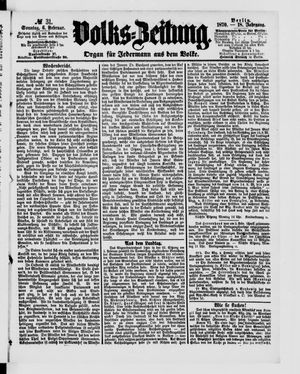 Volks-Zeitung vom 06.02.1870