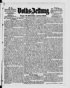 Volks-Zeitung on Feb 10, 1870