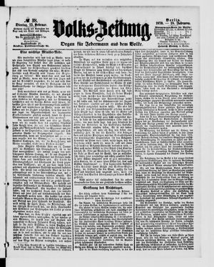 Volks-Zeitung on Feb 15, 1870