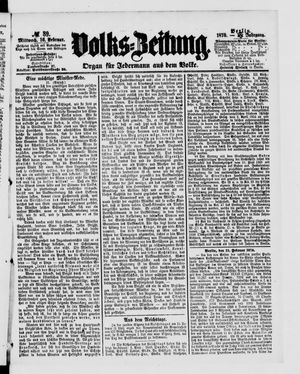 Volks-Zeitung vom 16.02.1870