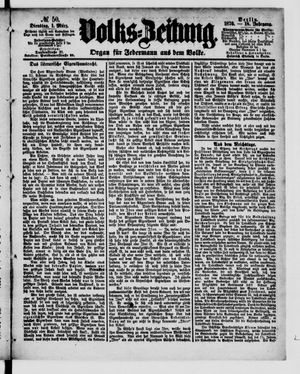 Volks-Zeitung on Mar 1, 1870