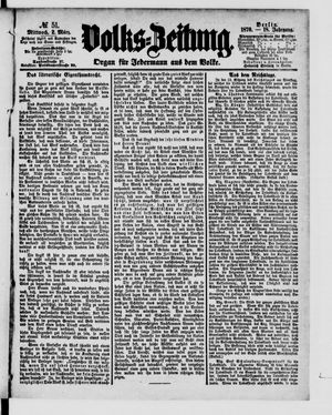 Volks-Zeitung on Mar 2, 1870