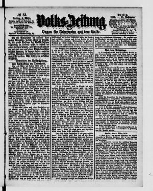 Volks-Zeitung on Mar 4, 1870