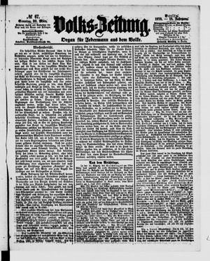 Volks-Zeitung vom 20.03.1870