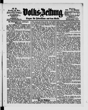 Volks-Zeitung on Mar 22, 1870