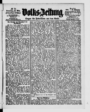 Volks-Zeitung vom 24.03.1870