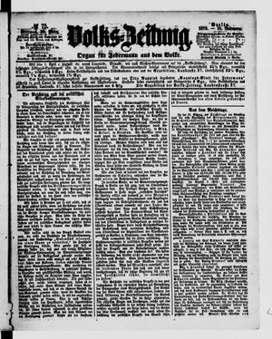 Volks-Zeitung vom 30.03.1870