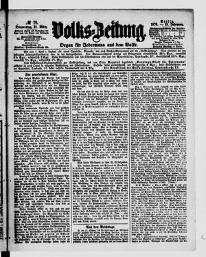 Volks-Zeitung vom 31.03.1870