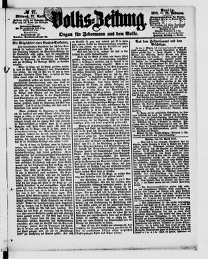 Volks-Zeitung vom 27.04.1870
