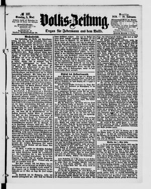 Volks-Zeitung vom 08.05.1870