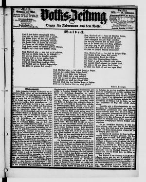 Volks-Zeitung on May 15, 1870