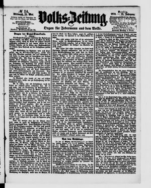 Volks-Zeitung on May 18, 1870