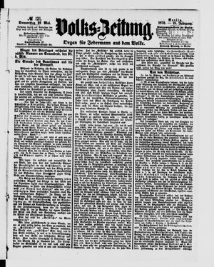 Volks-Zeitung vom 26.05.1870