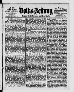 Volks-Zeitung on May 31, 1870