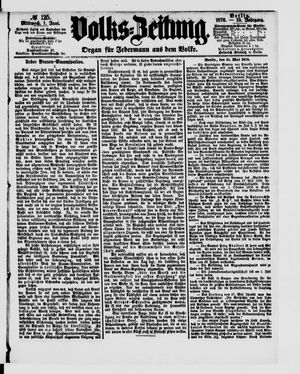 Volks-Zeitung vom 01.06.1870