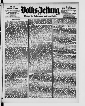 Volks-Zeitung vom 12.06.1870