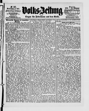 Volks-Zeitung vom 09.07.1870
