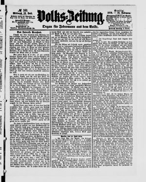 Volks-Zeitung vom 13.07.1870
