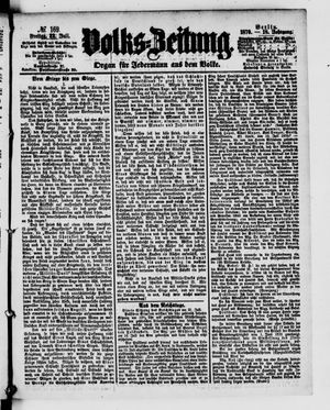 Volks-Zeitung vom 22.07.1870