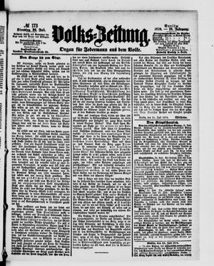 Volks-Zeitung on Jul 26, 1870