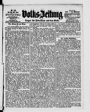 Volks-Zeitung vom 29.07.1870