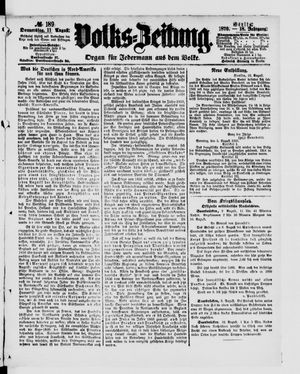 Volks-Zeitung vom 11.08.1870