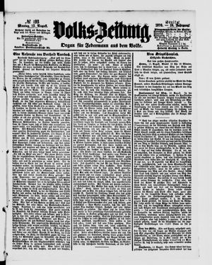 Volks-Zeitung on Aug 15, 1870