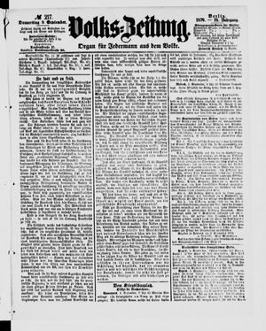 Volks-Zeitung on Sep 8, 1870