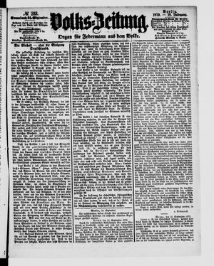 Volks-Zeitung vom 24.09.1870