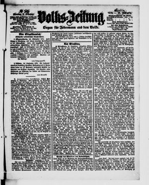 Volks-Zeitung vom 03.10.1870