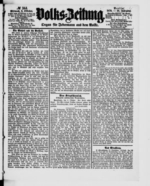 Volks-Zeitung vom 05.10.1870