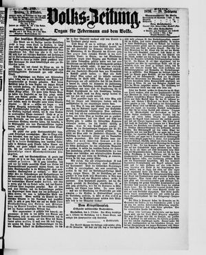 Volks-Zeitung vom 07.10.1870