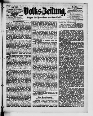 Volks-Zeitung vom 11.10.1870