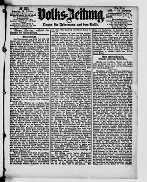 Volks-Zeitung on Oct 16, 1870