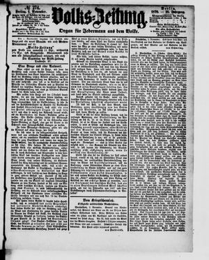 Volks-Zeitung on Nov 4, 1870