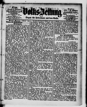 Volks-Zeitung vom 06.11.1870