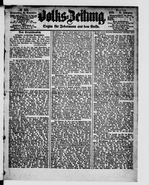 Volks-Zeitung on Nov 24, 1870