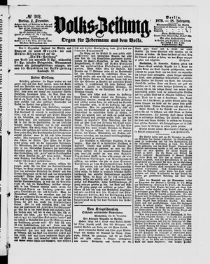 Volks-Zeitung on Dec 2, 1870